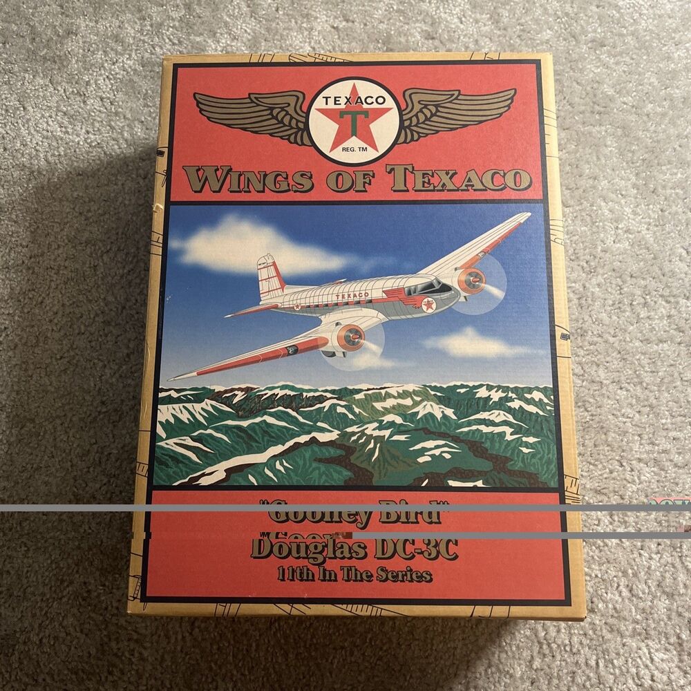Ertl 2003 Wings of Texaco Gooney Bird Douglas DC-3C 11th Series - Wheel Broken